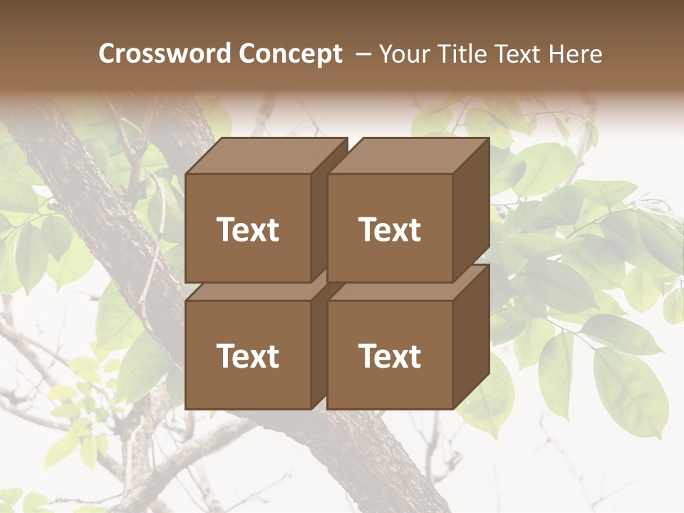 Cover Leaf Flora PowerPoint Template