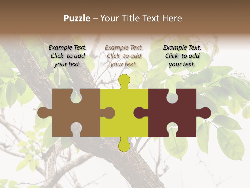 Cover Leaf Flora PowerPoint Template