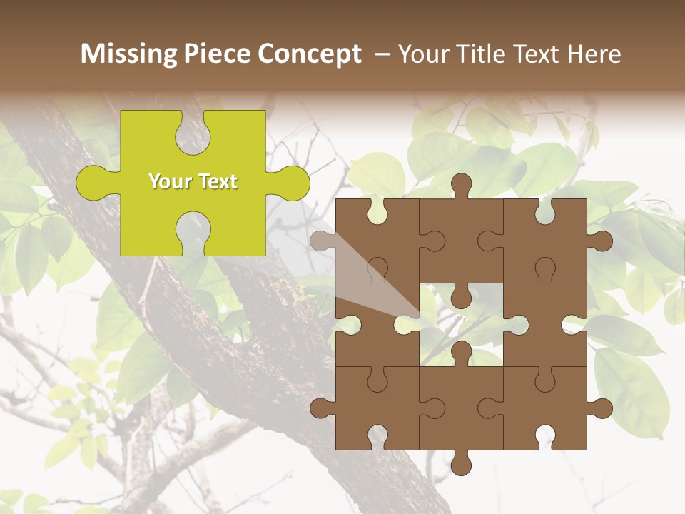 Cover Leaf Flora PowerPoint Template