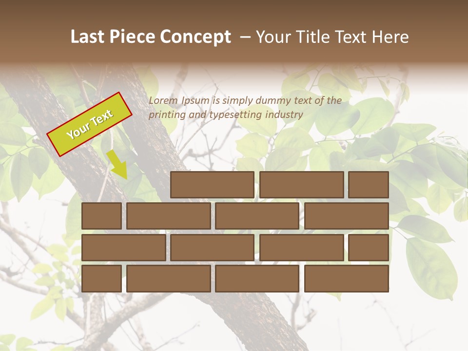 Cover Leaf Flora PowerPoint Template