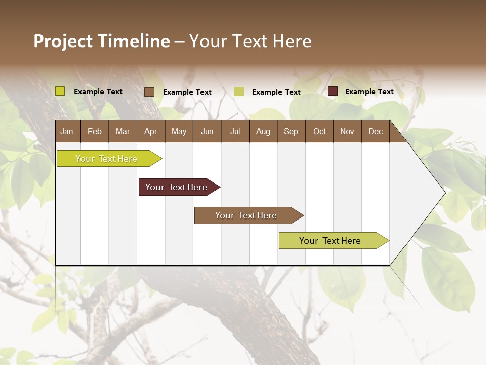Cover Leaf Flora PowerPoint Template