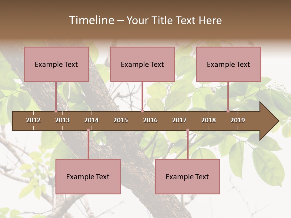 Cover Leaf Flora PowerPoint Template