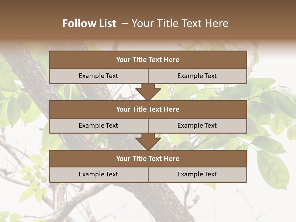 Cover Leaf Flora PowerPoint Template