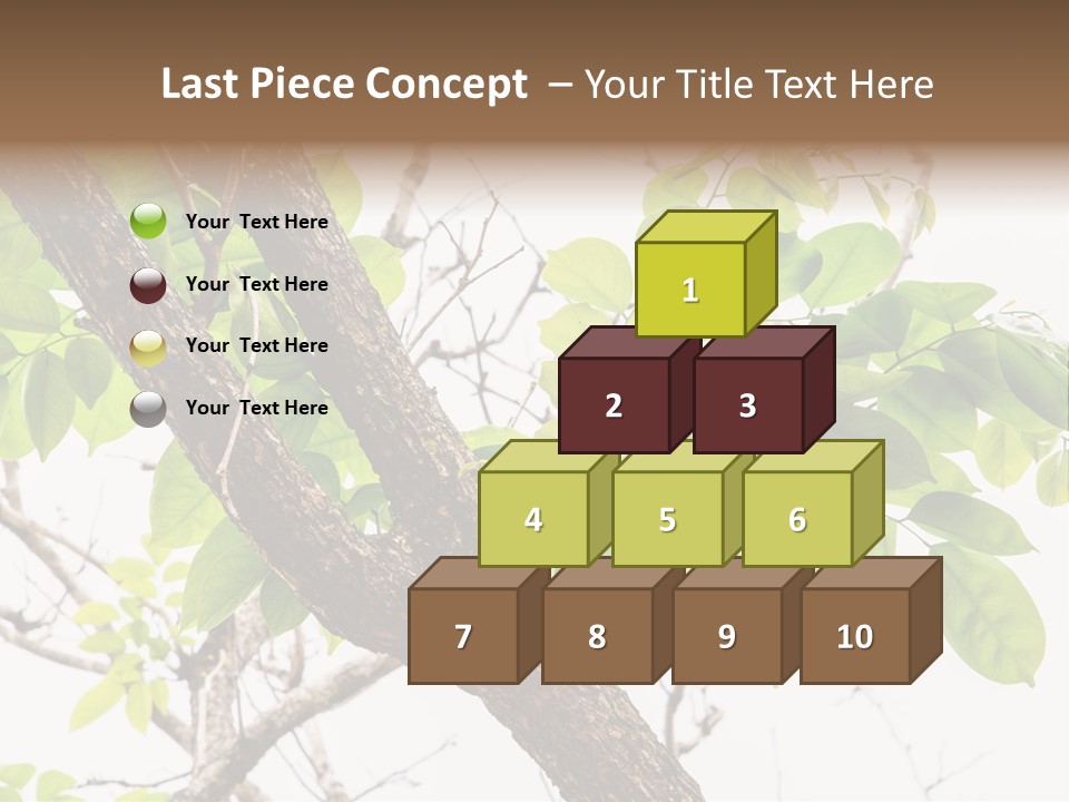 Cover Leaf Flora PowerPoint Template