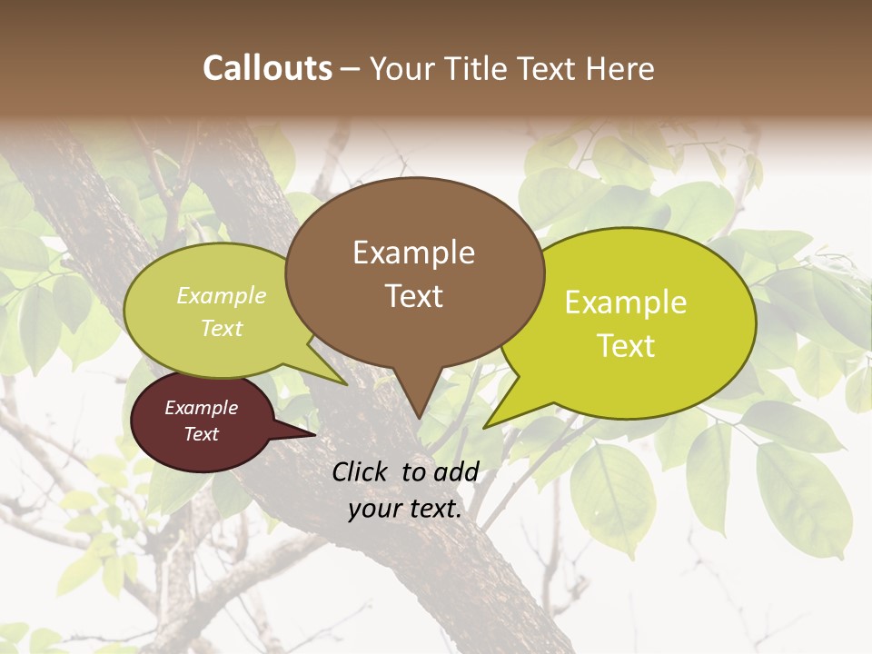 Cover Leaf Flora PowerPoint Template