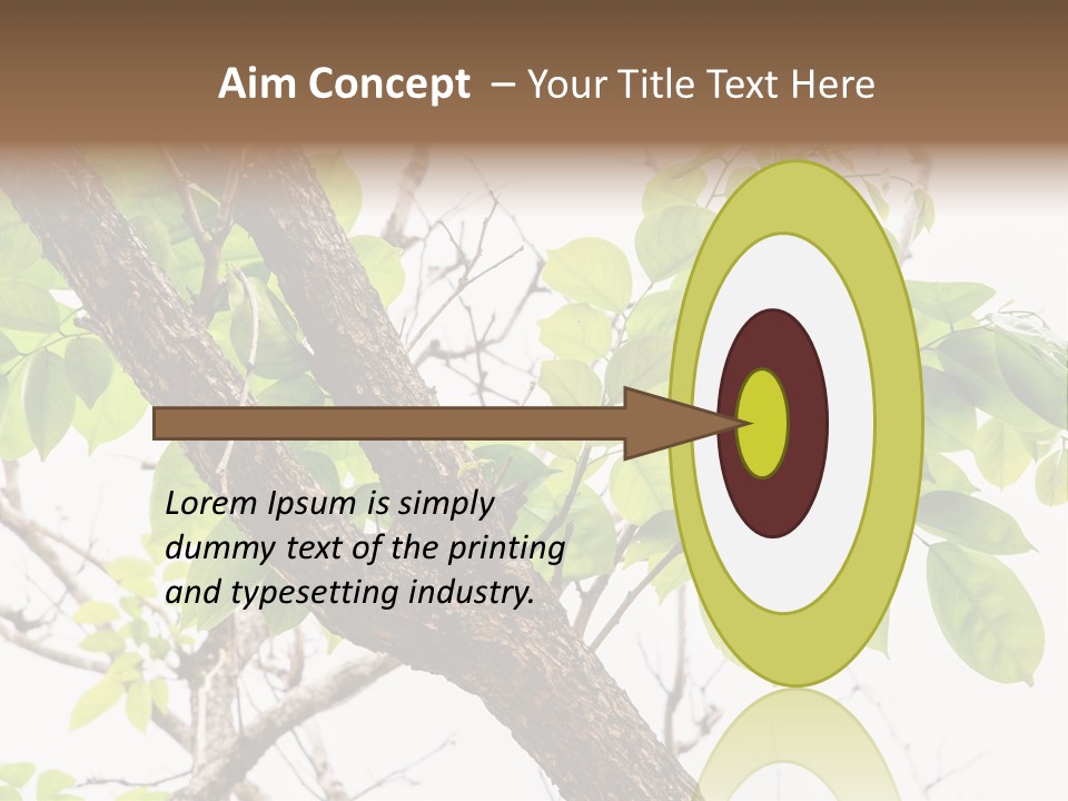 Cover Leaf Flora PowerPoint Template