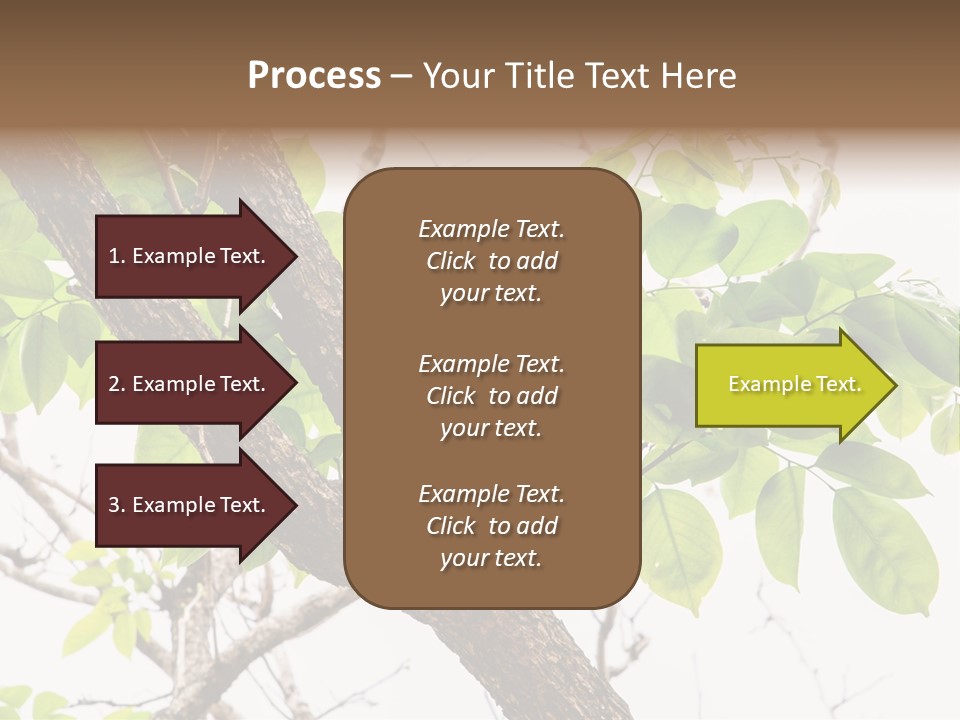 Cover Leaf Flora PowerPoint Template