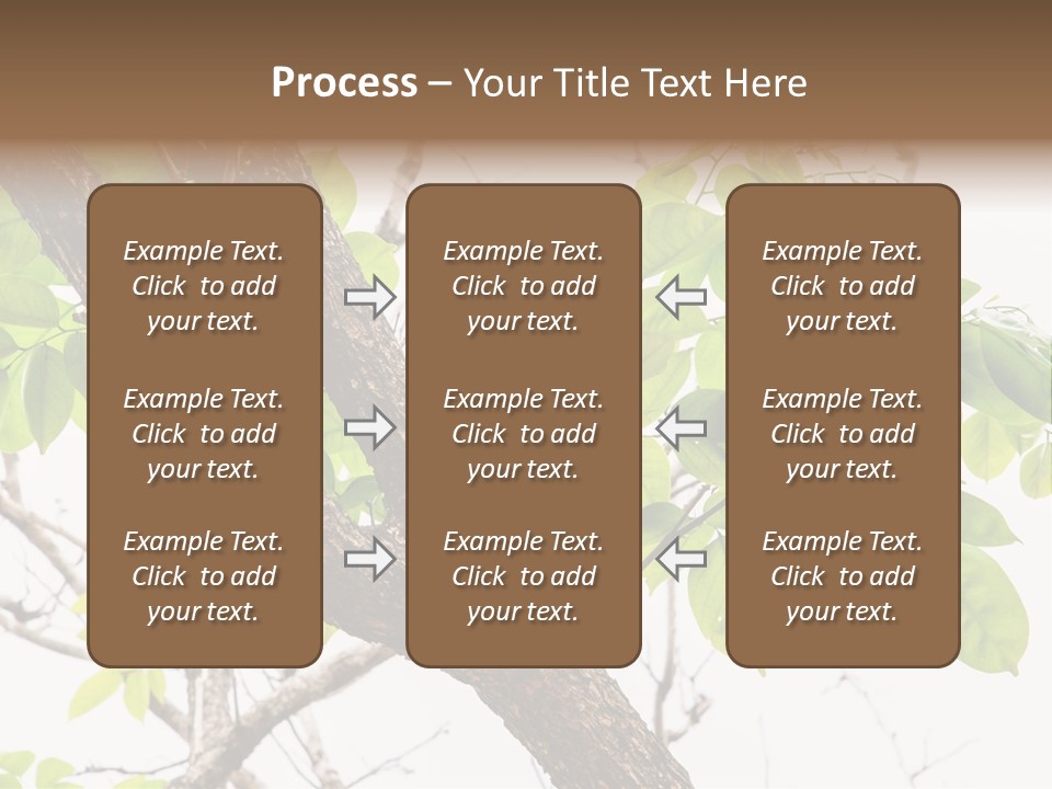 Cover Leaf Flora PowerPoint Template