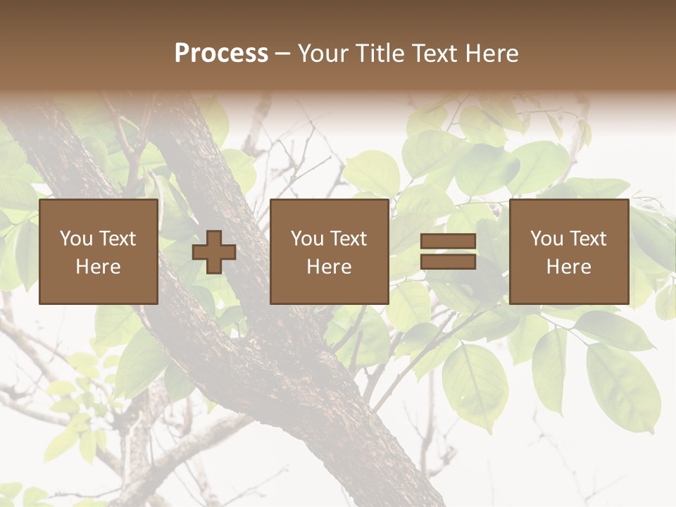 Cover Leaf Flora PowerPoint Template