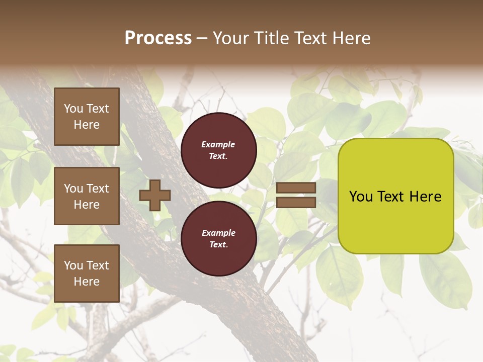 Cover Leaf Flora PowerPoint Template