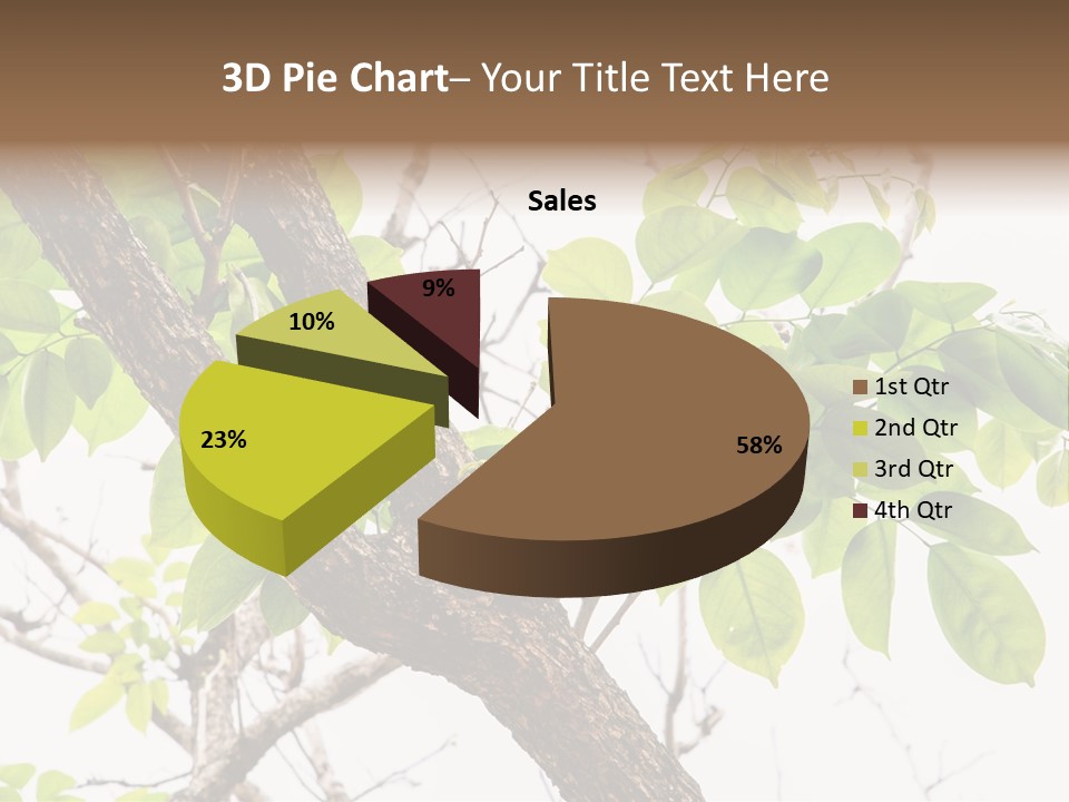 Cover Leaf Flora PowerPoint Template