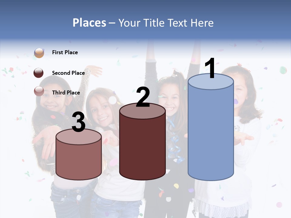 Excited Kids Lively PowerPoint Template