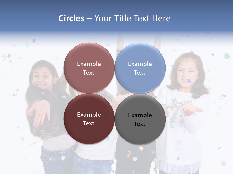 Excited Kids Lively PowerPoint Template