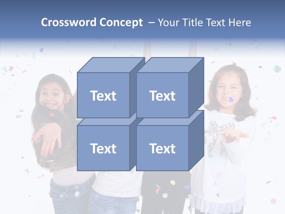 Excited Kids Lively PowerPoint Template