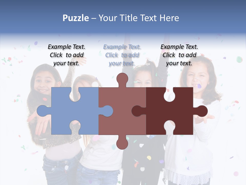 Excited Kids Lively PowerPoint Template