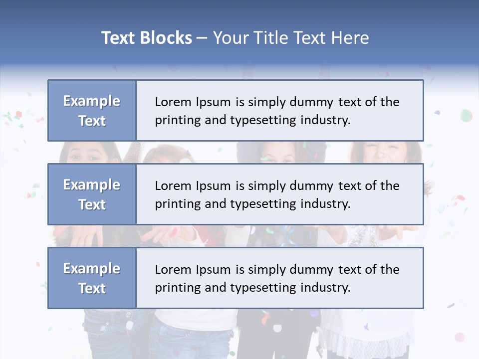 Excited Kids Lively PowerPoint Template