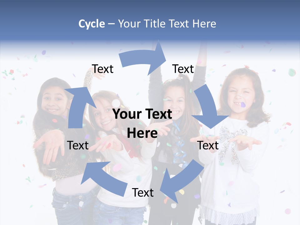 Excited Kids Lively PowerPoint Template