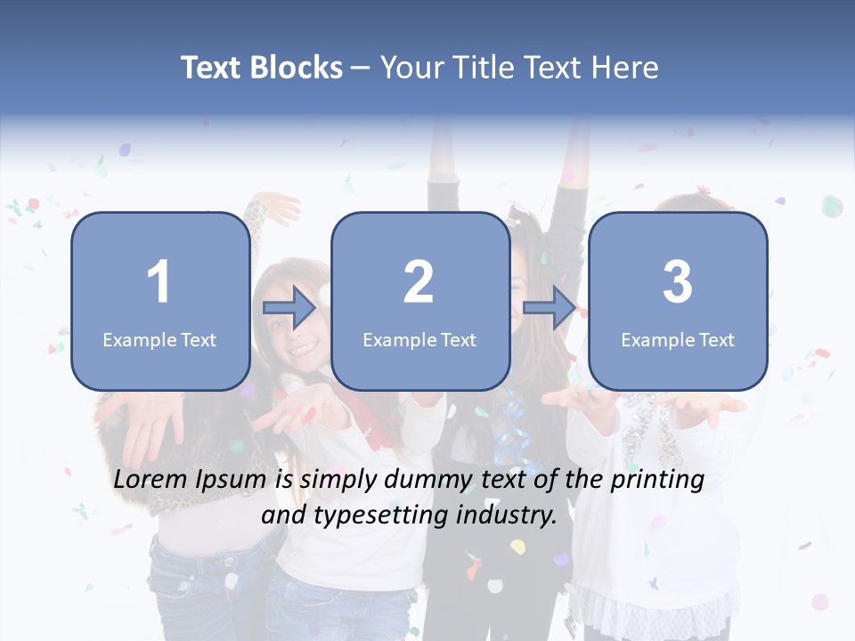 Excited Kids Lively PowerPoint Template