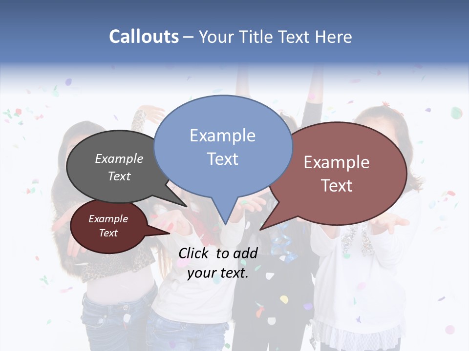 Excited Kids Lively PowerPoint Template