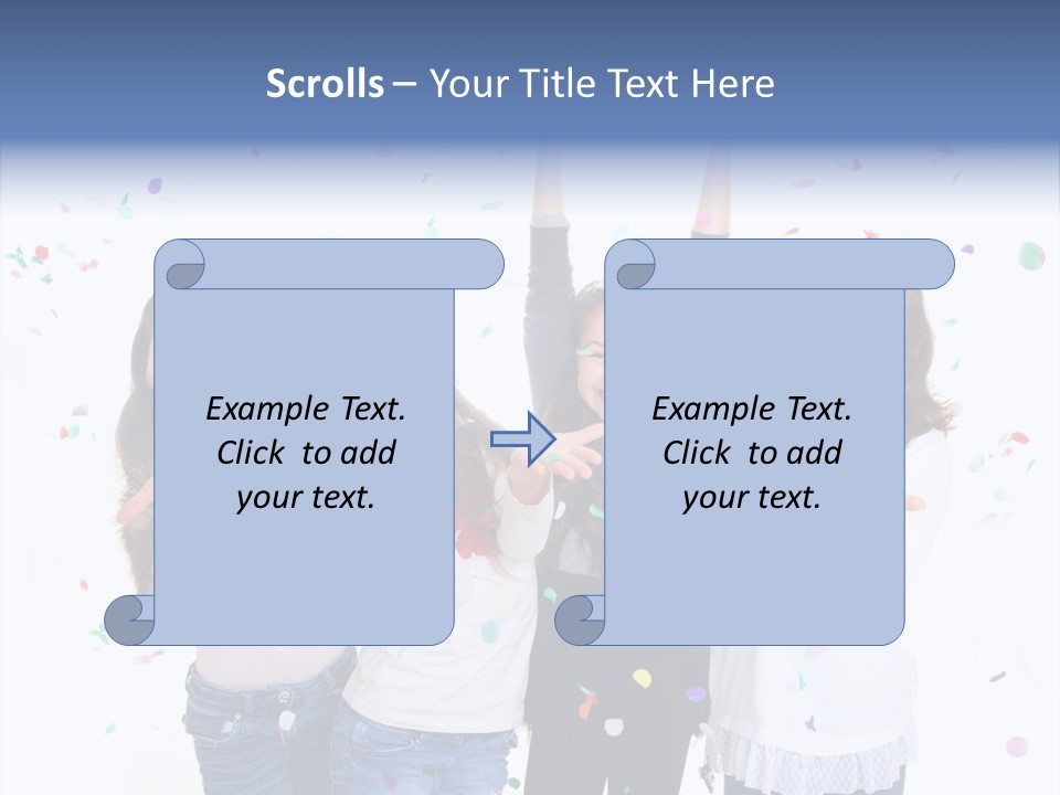 Excited Kids Lively PowerPoint Template