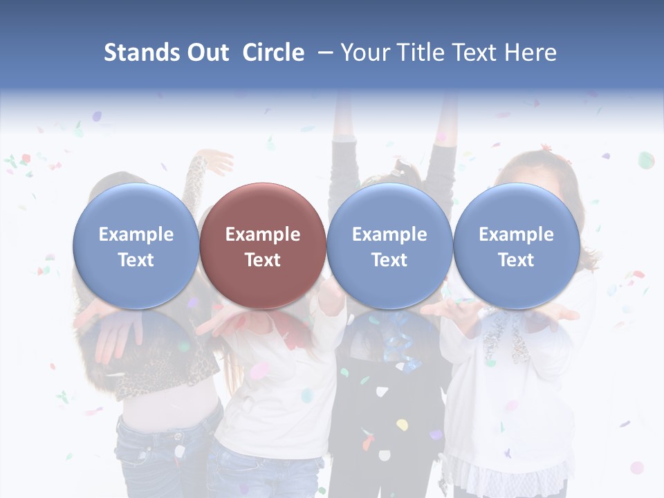 Excited Kids Lively PowerPoint Template