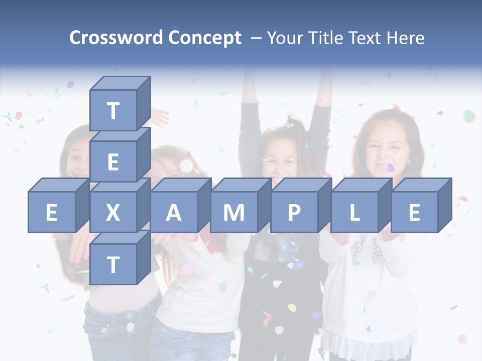 Excited Kids Lively PowerPoint Template