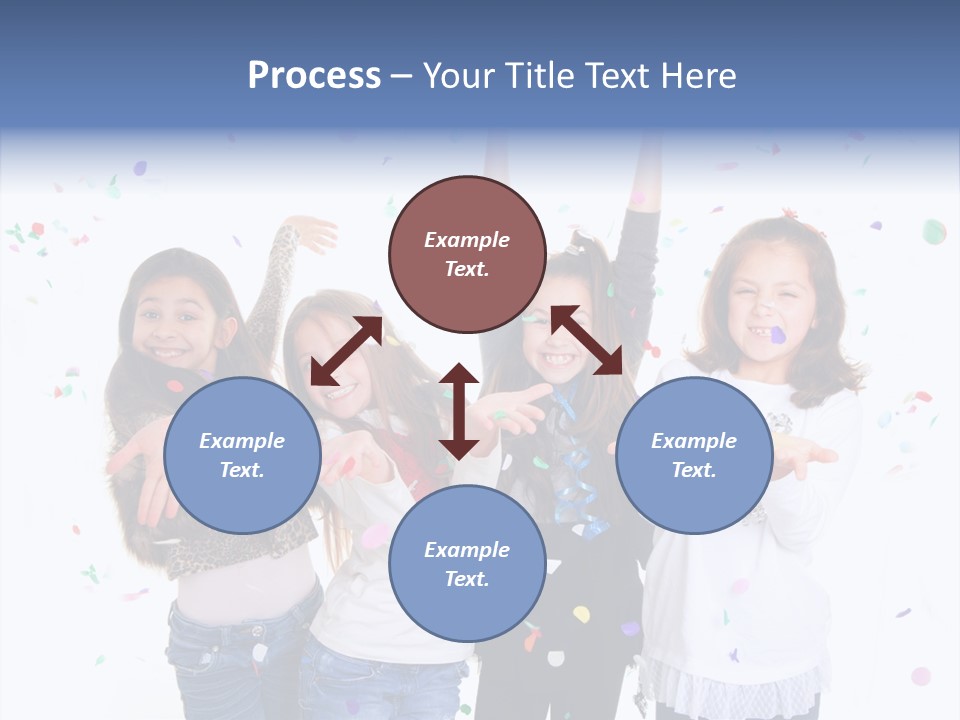 Excited Kids Lively PowerPoint Template