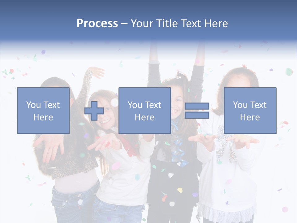 Excited Kids Lively PowerPoint Template