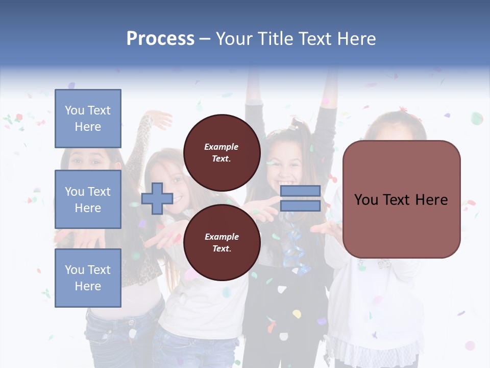 Excited Kids Lively PowerPoint Template