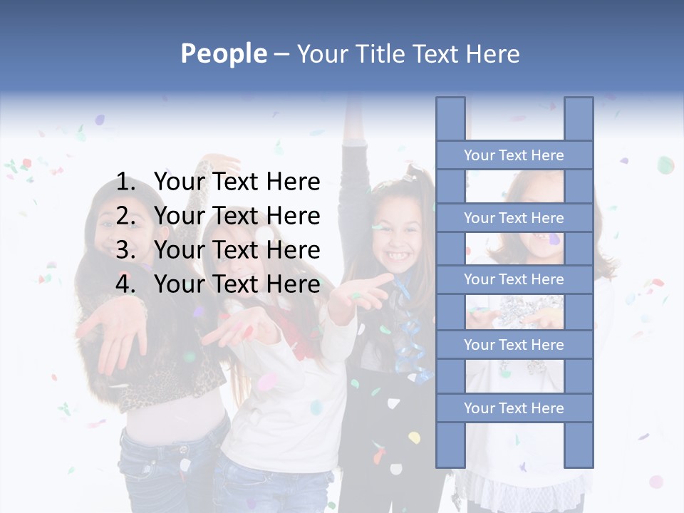 Excited Kids Lively PowerPoint Template