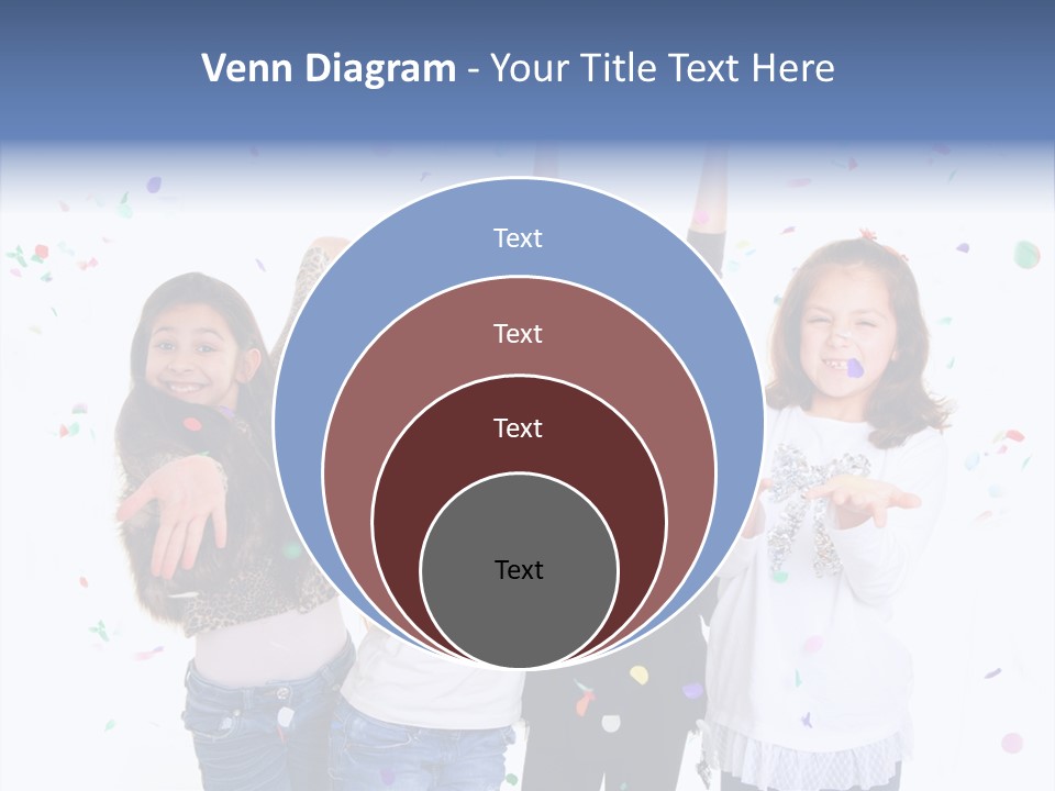 Excited Kids Lively PowerPoint Template