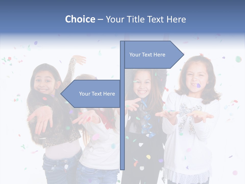 Excited Kids Lively PowerPoint Template