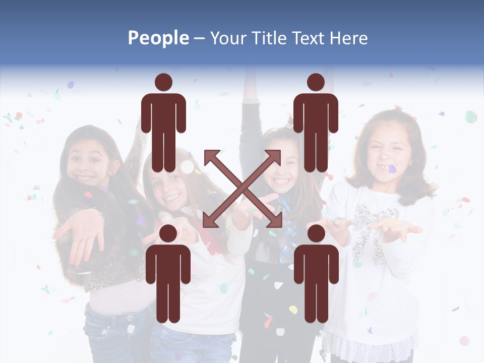 Excited Kids Lively PowerPoint Template