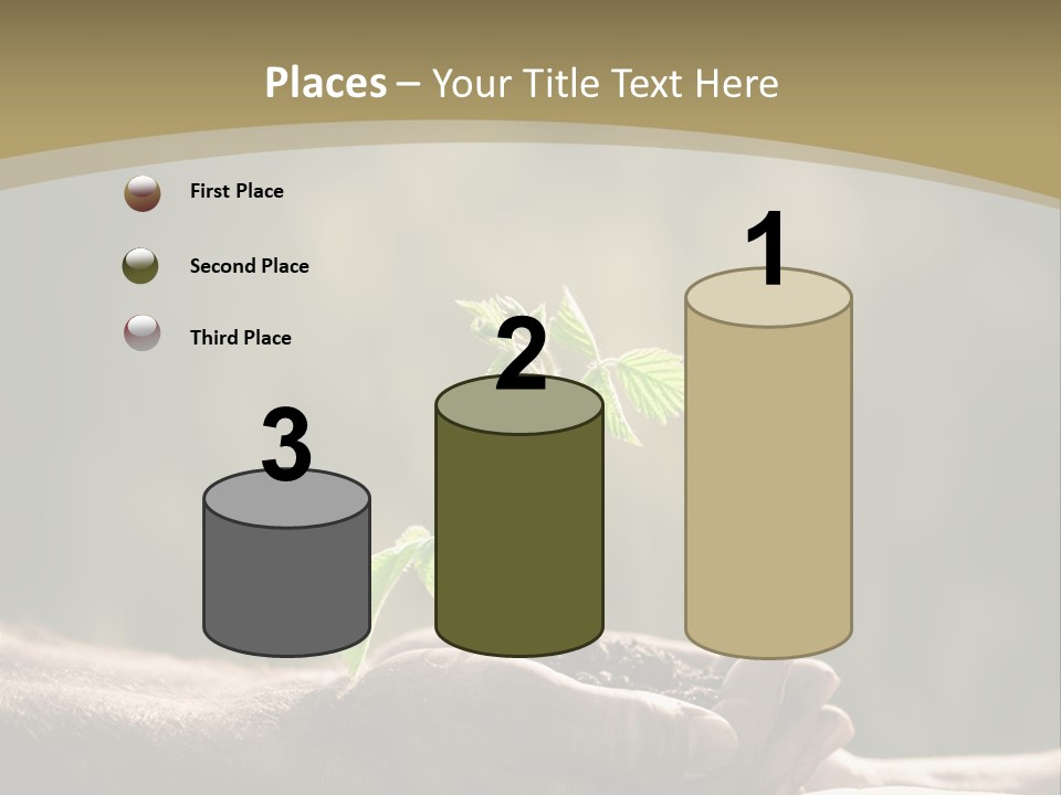 Holding Man Symbol PowerPoint Template