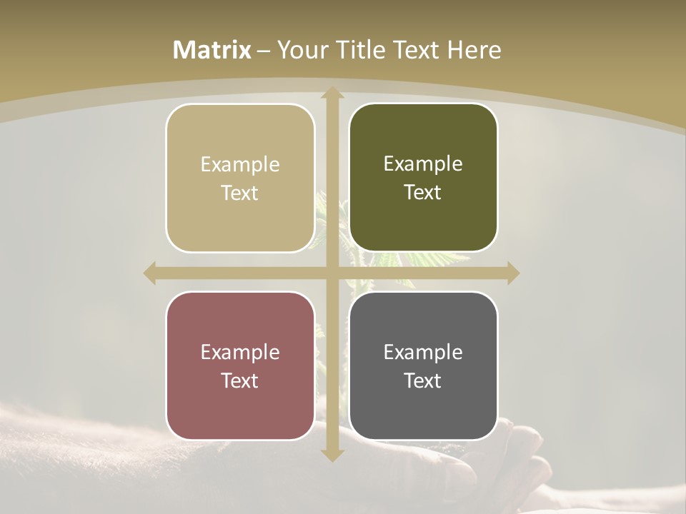 Holding Man Symbol PowerPoint Template