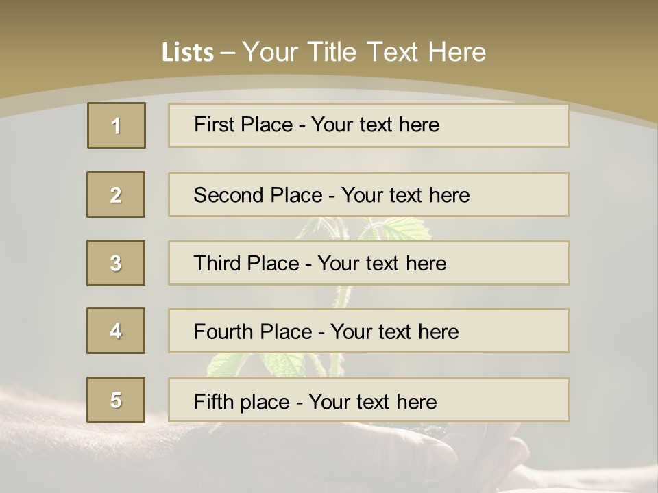 Holding Man Symbol PowerPoint Template