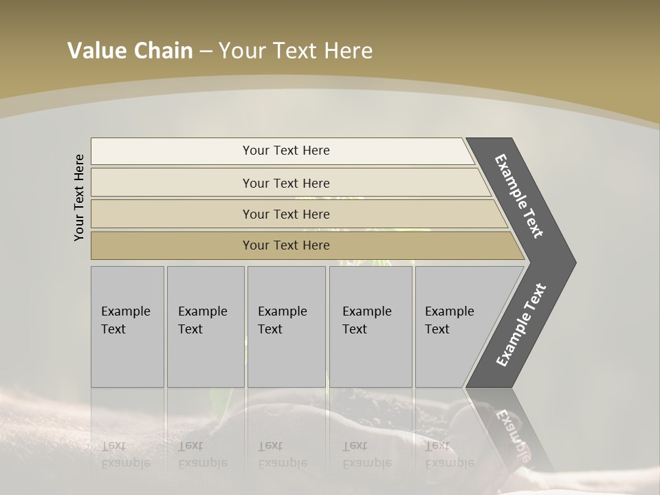 Holding Man Symbol PowerPoint Template
