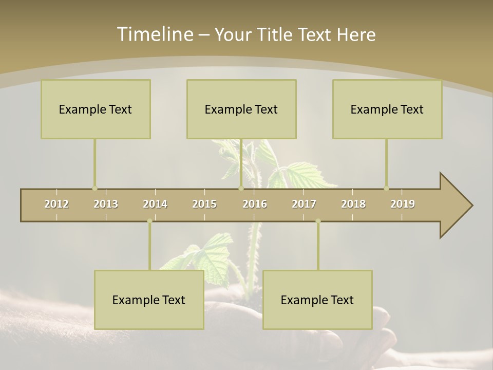 Holding Man Symbol PowerPoint Template