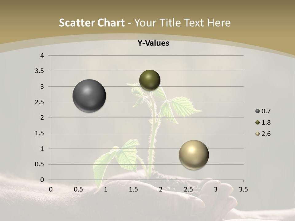 Holding Man Symbol PowerPoint Template
