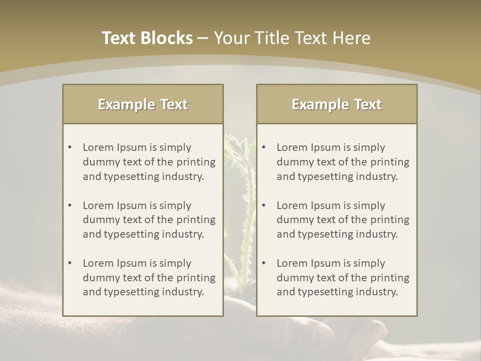 Holding Man Symbol PowerPoint Template