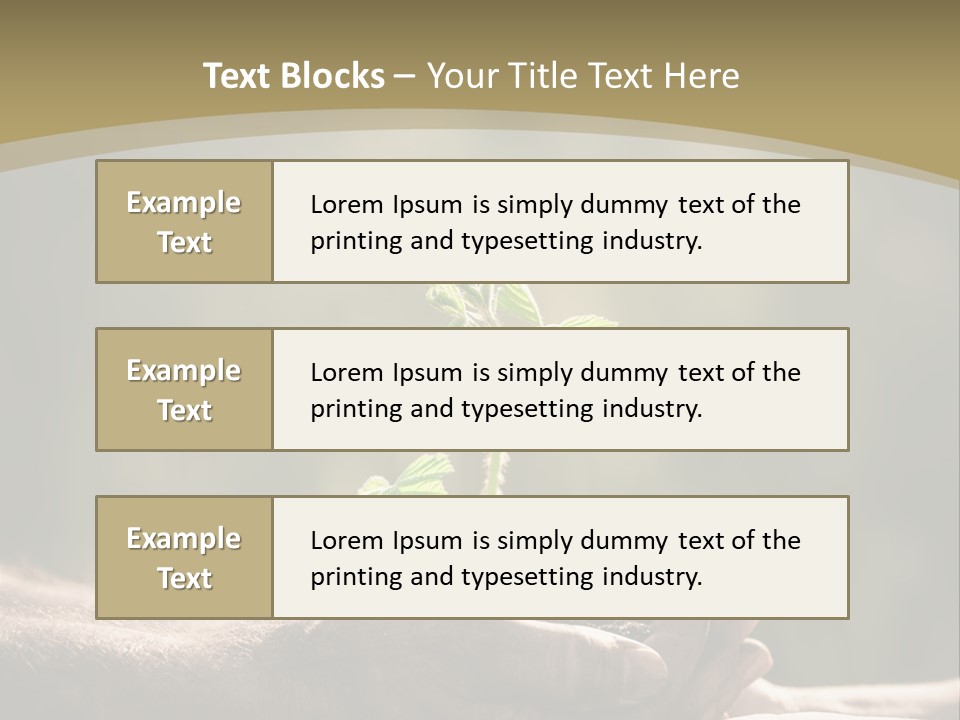 Holding Man Symbol PowerPoint Template