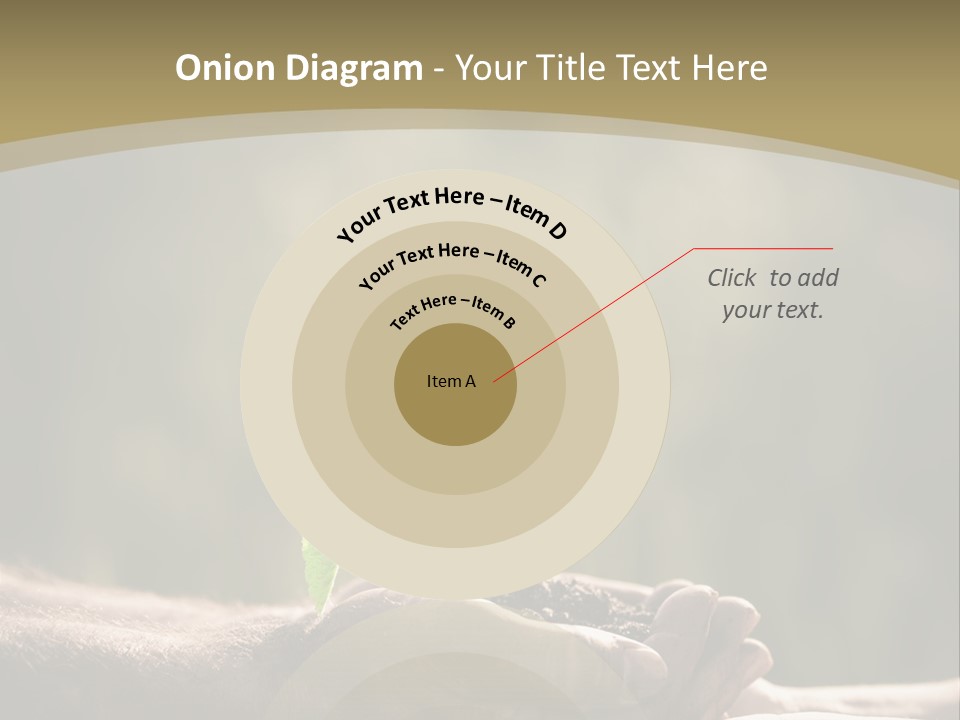 Holding Man Symbol PowerPoint Template