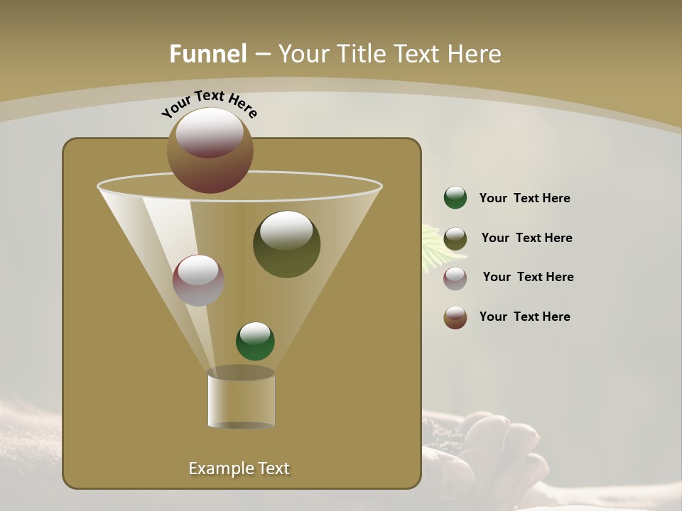 Holding Man Symbol PowerPoint Template