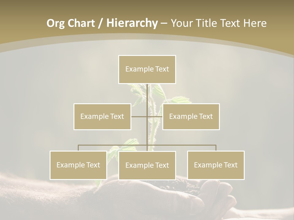 Holding Man Symbol PowerPoint Template