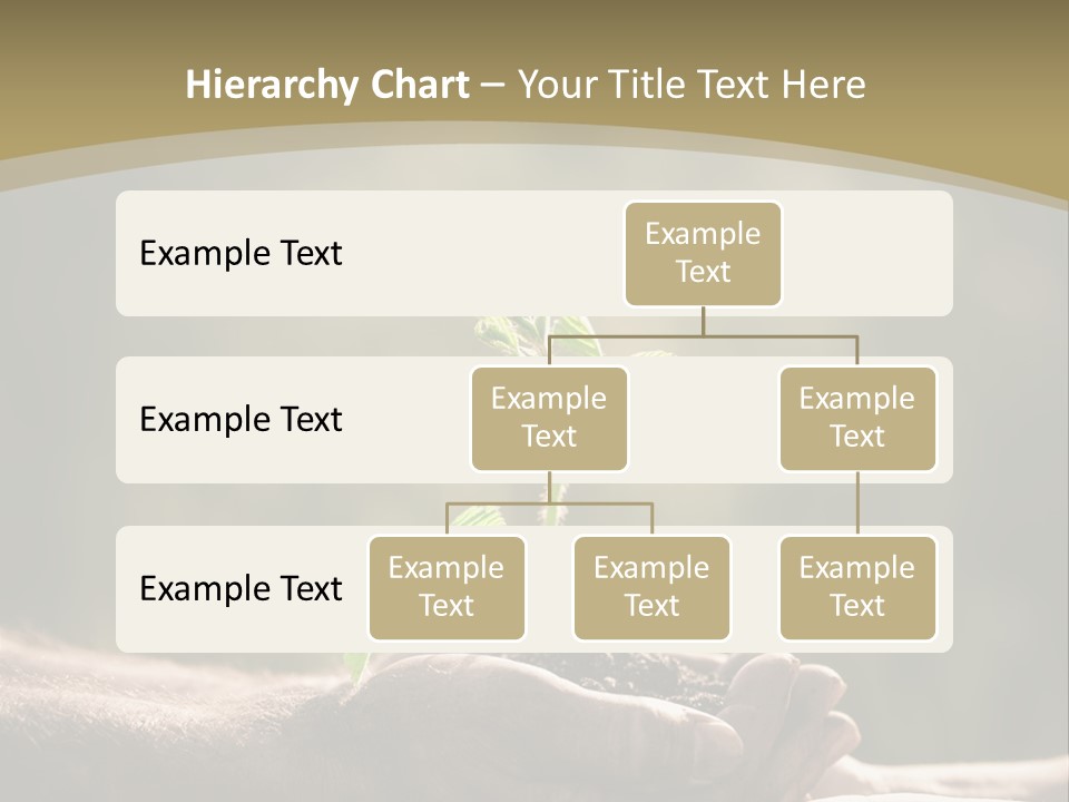 Holding Man Symbol PowerPoint Template