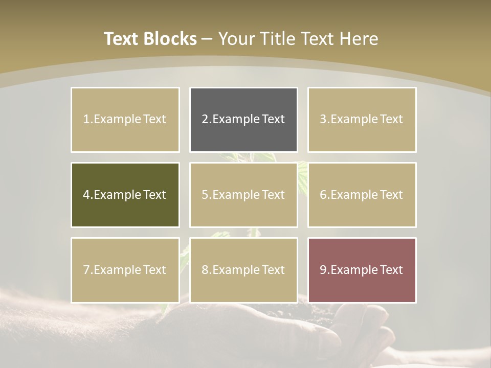 Holding Man Symbol PowerPoint Template