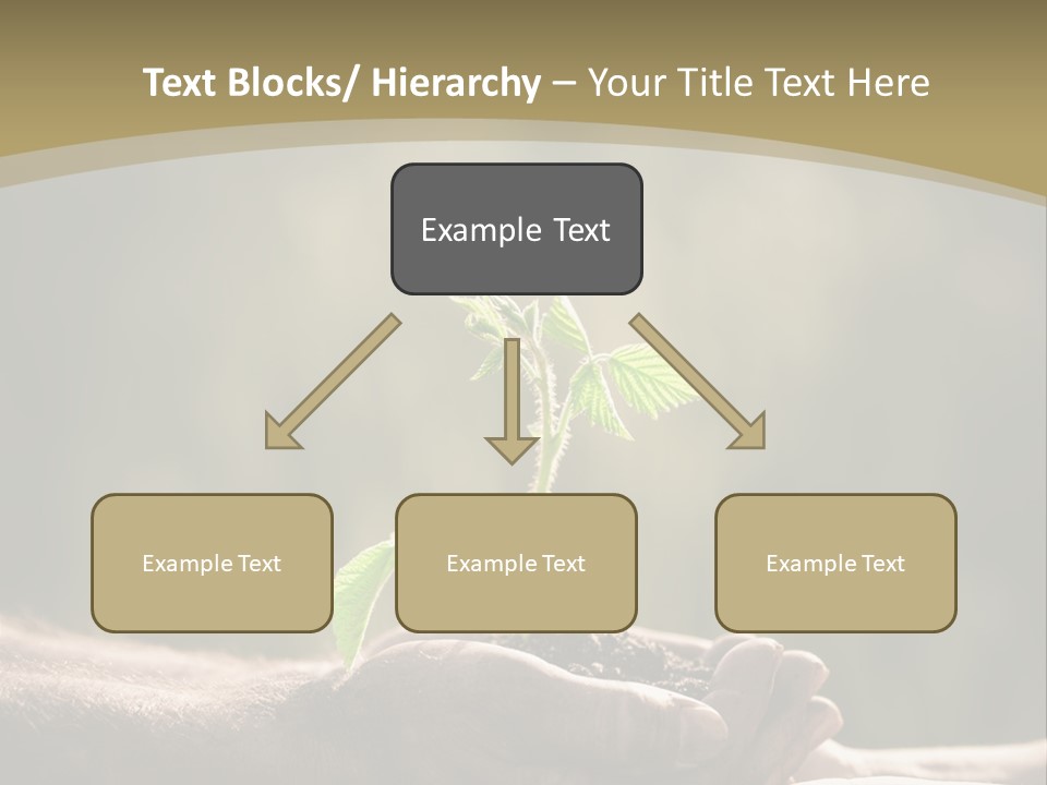 Holding Man Symbol PowerPoint Template