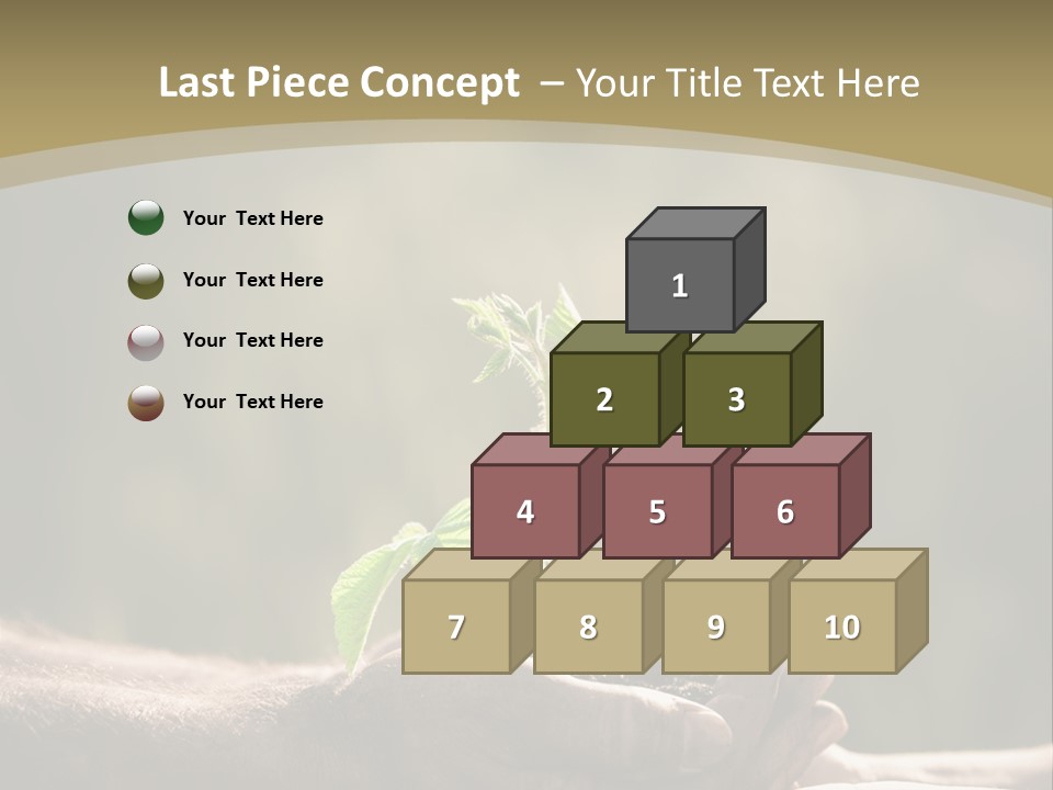 Holding Man Symbol PowerPoint Template