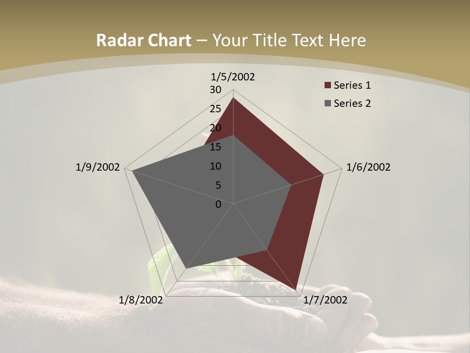 Holding Man Symbol PowerPoint Template