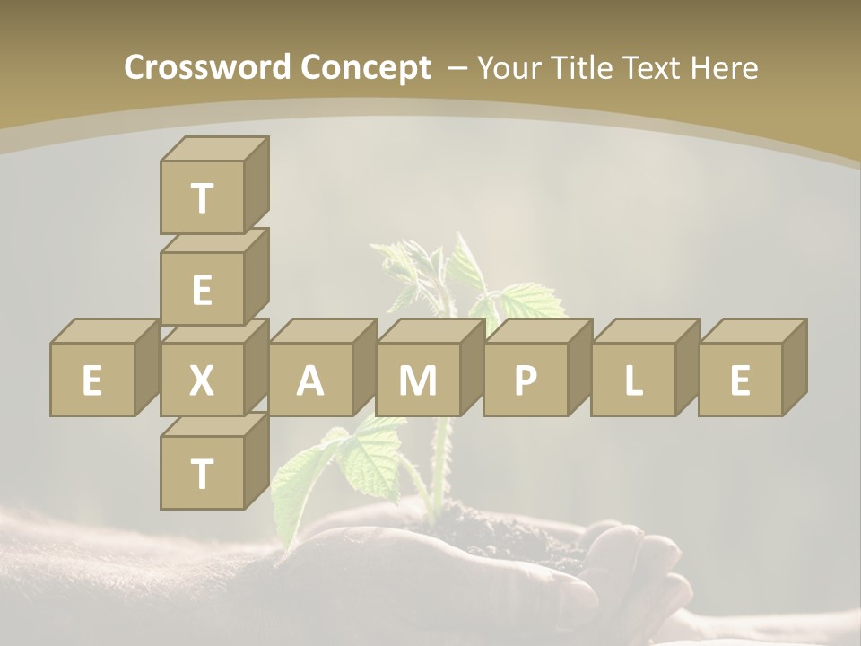 Holding Man Symbol PowerPoint Template